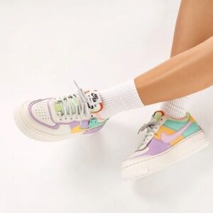 New Nike AF1 Shadow Trainers in Pale Ivory Size 8.5 NWOT